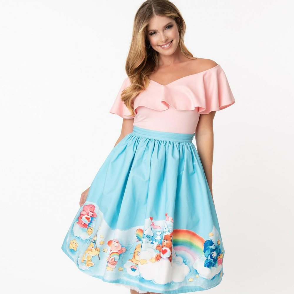 Unique Vintage Care Bear skirt XL/14